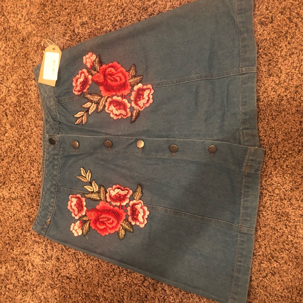 NWT Denim Skirt